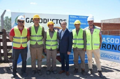 El gas natural lleg&oacute; a Simbolar, Las Pe&ntilde;as y Los Mistoles