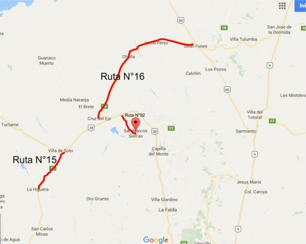 Nuevas Obras; trabajos en las Rutas 15 16, y 92 de la provincia de C&oacute;rdoba