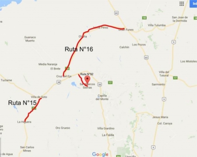 Nuevas Obras; trabajos en las Rutas 15 16, y 92 de la provincia de C&oacute;rdoba